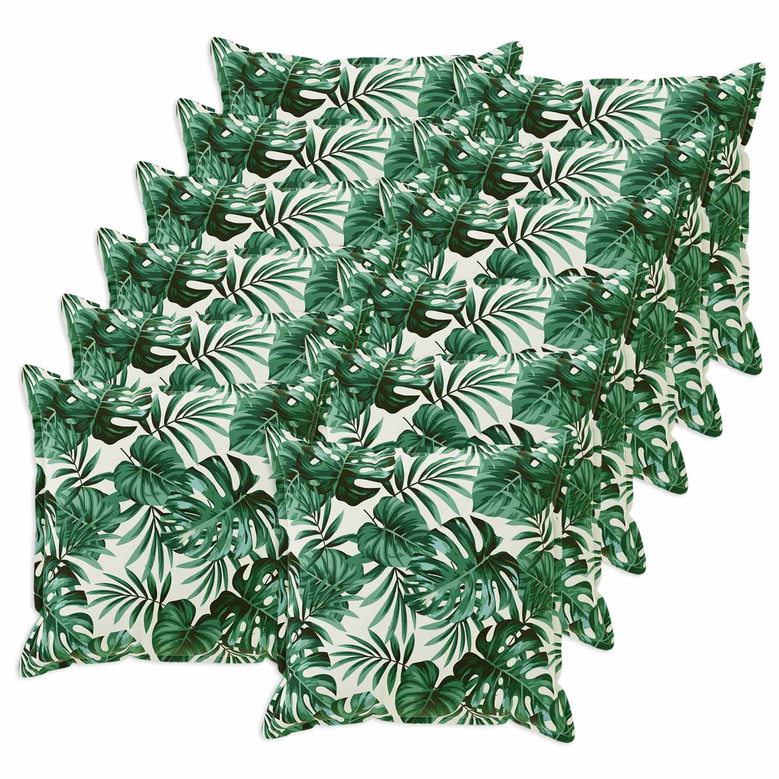 vidaXL Poszewka na poduszkę 12 szt. HOUTEN motyw liści 50 x 50 cm
