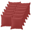 vidaXL Poszewka na poduszkę 12 szt. HOUTEN Czerwone wino 50 x 50 cm
