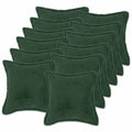 vidaXL Poszewka na poduszkę 12 pcs HOUTEN Ciemnozielony 50 x 50 cm