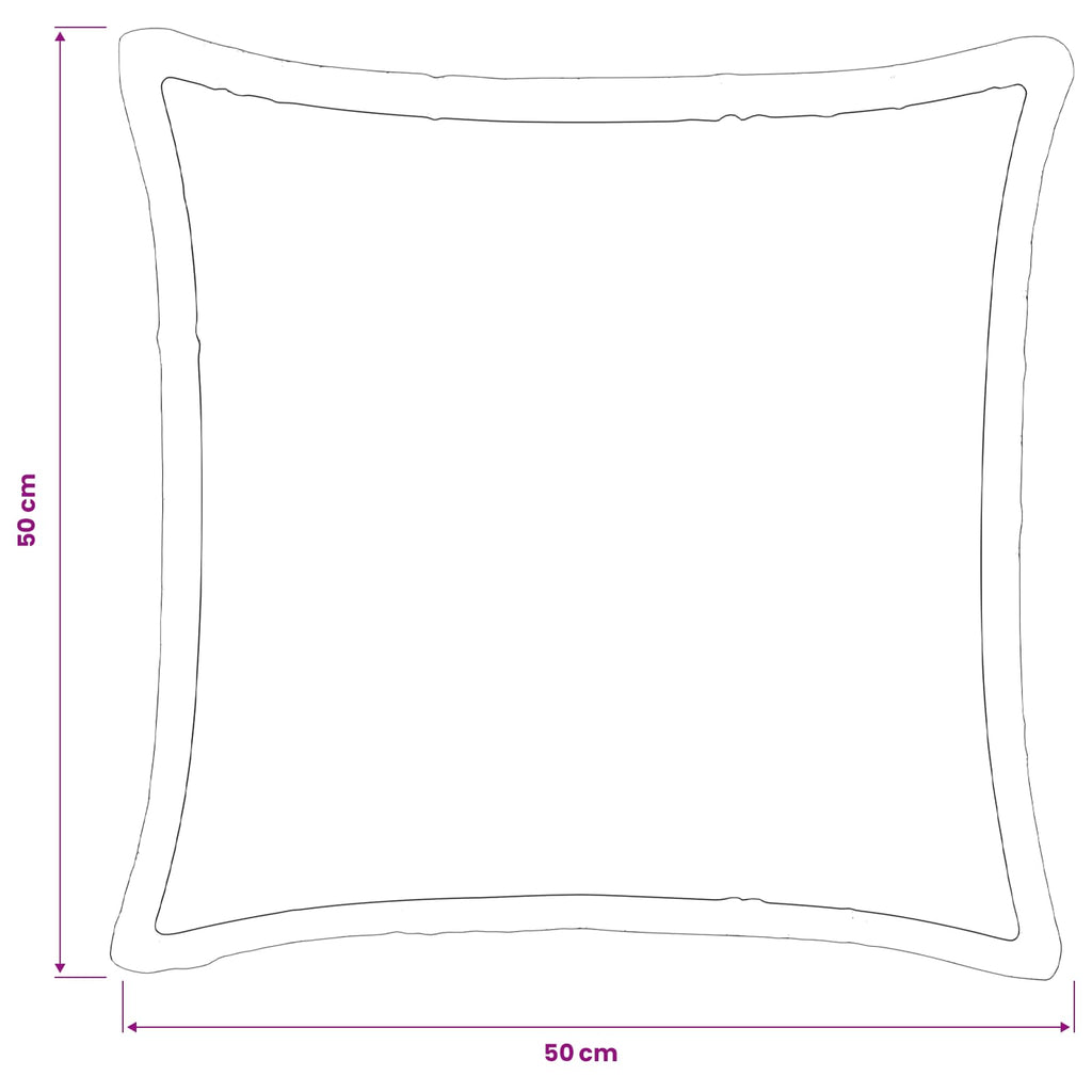 vidaXL Poszewka na poduszkę 2 szt. HOUTEN Czarny 50 x 50 cm Flanela