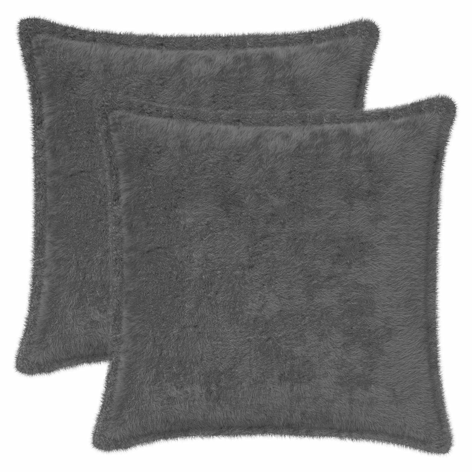 vidaXL Poszewka na poduszkę 2 szt. HOUTEN ciemnoszary 50 x 50 cm