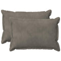vidaXL Poszewka na poduszkę 2 pcs HOUTEN jasnoszary 50 x 70 cm Welur