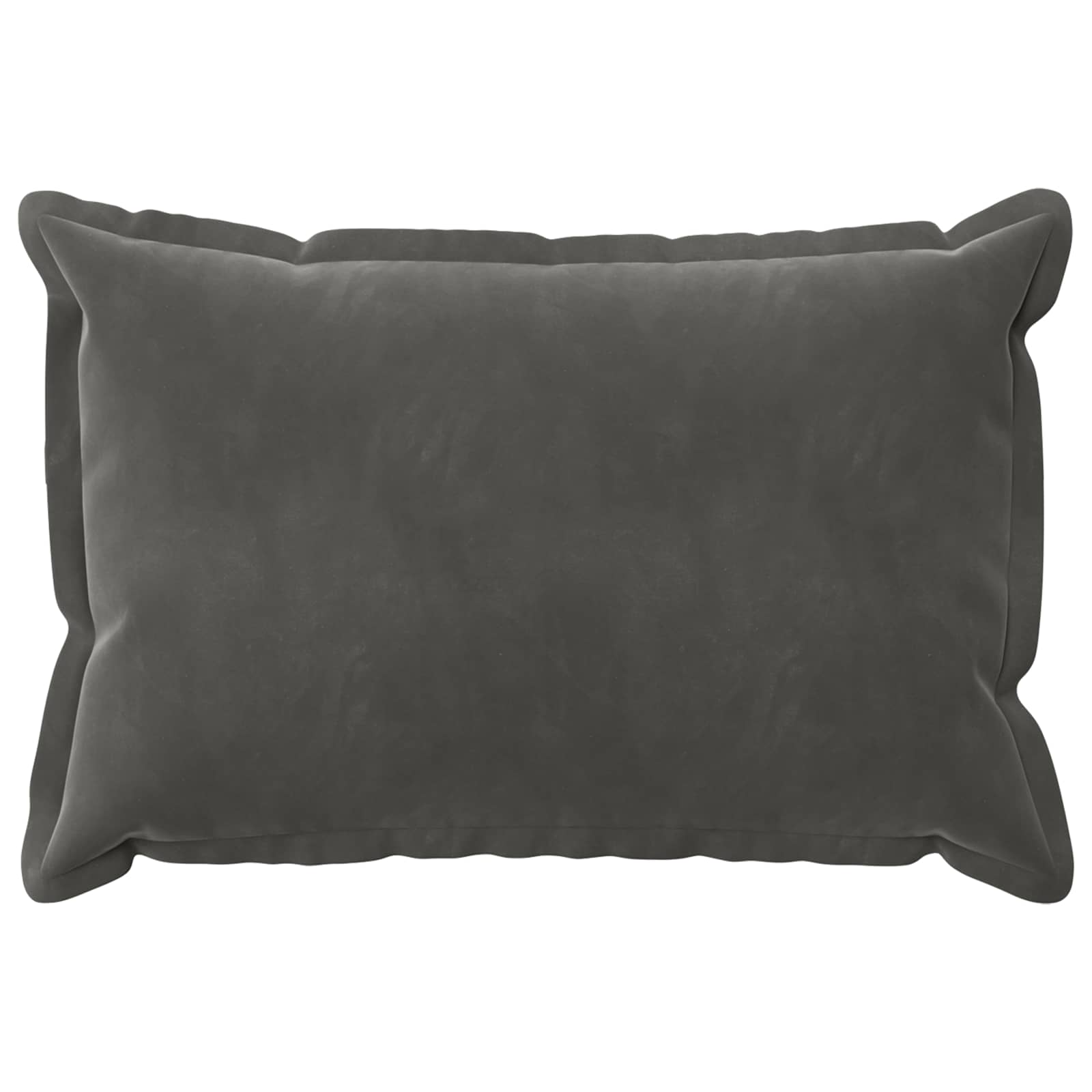 vidaXL Poszewka na poduszkę 2 pcs HOUTEN ciemnoszary 50 x 70 cm Welur