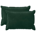 vidaXL Poszewka na poduszkę 2 pcs HOUTEN Ciemnozielony 50 x 70 cm