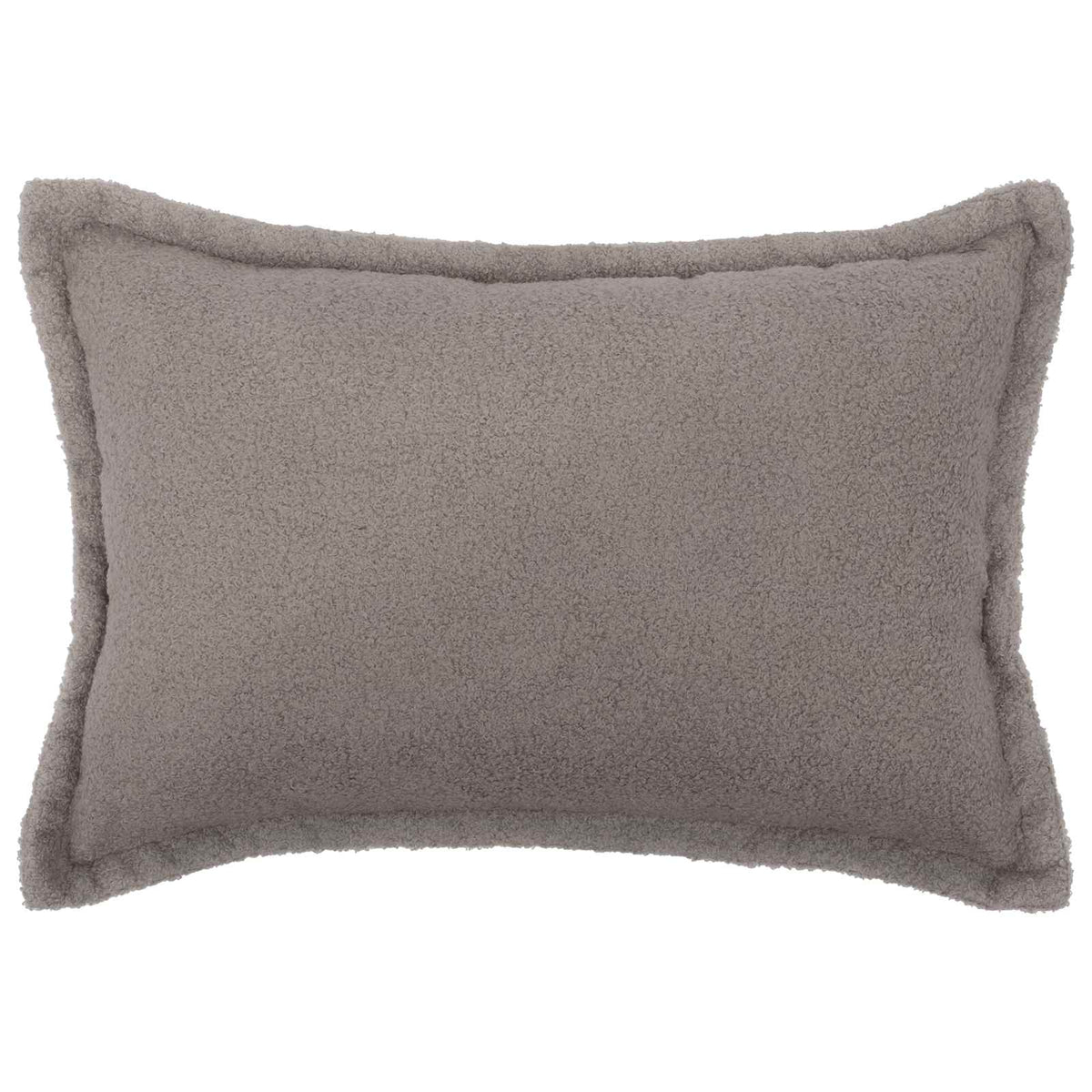 vidaXL Poszewka na poduszkę 2 pcs HOUTEN jasnoszary 50 x 70 cm Bouclé
