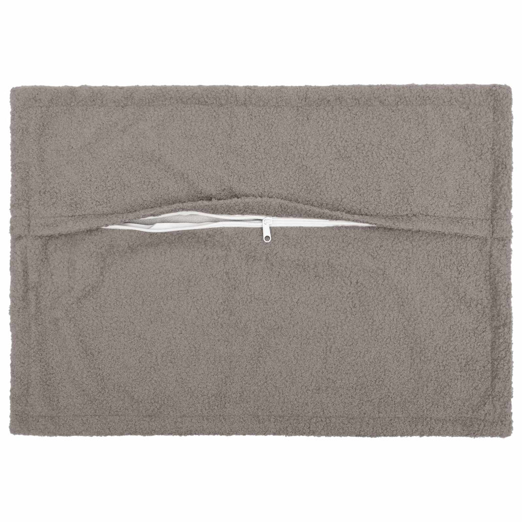 vidaXL Poszewka na poduszkę 6 pcs HOUTEN jasnoszary 50 x 70 cm Bouclé