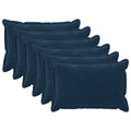 vidaXL Poszewka na poduszkę 6 pcs HOUTEN niebieski 50 x 70 cm