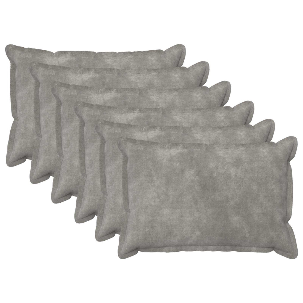 vidaXL Poszewka na poduszkę 6 pcs HOUTEN jasnoszary 50 x 70 cm