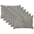 vidaXL Poszewka na poduszkę 6 pcs HOUTEN jasnoszary 50 x 70 cm