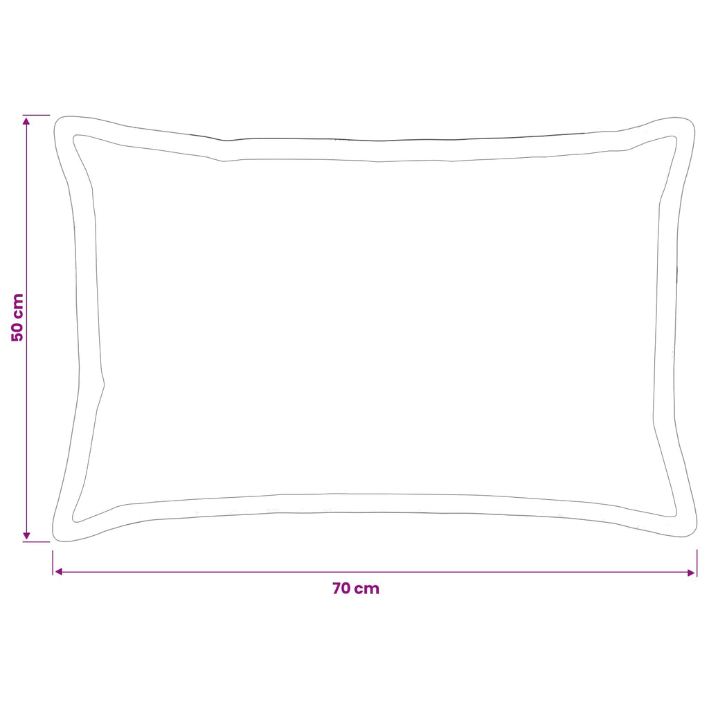 vidaXL Poszewka na poduszkę 2 szt. HOUTEN zielony 50 x 70 cm Poliester