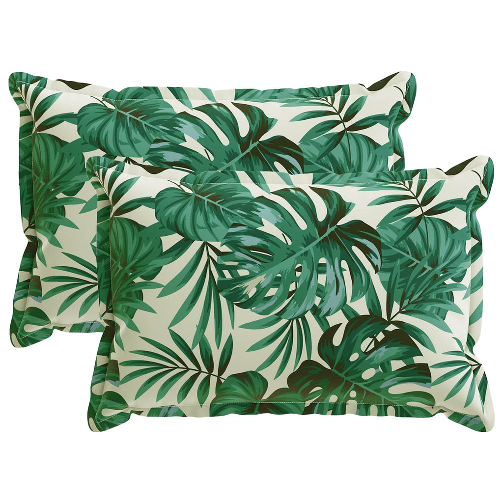 vidaXL Poszewka na poduszkę 2 szt. HOUTEN motyw liści 50 x 70 cm
