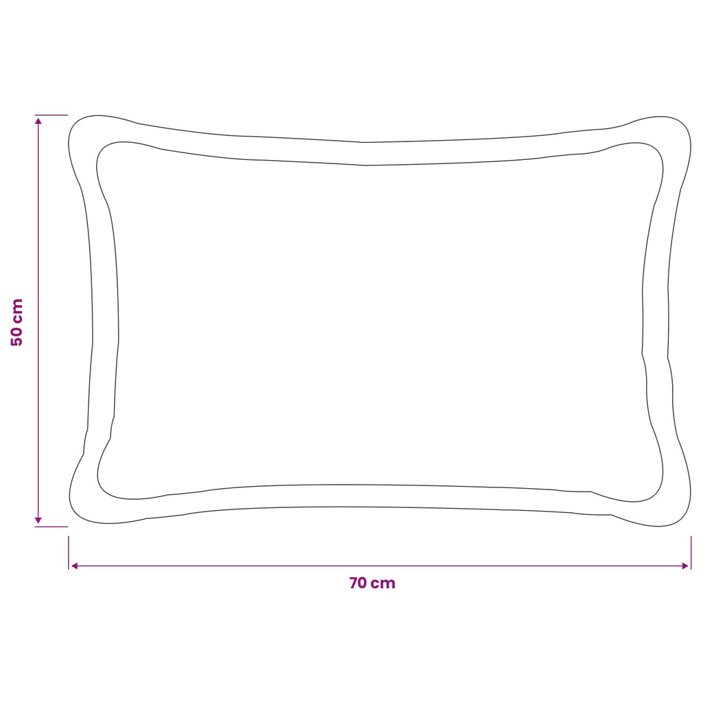 vidaXL Poszewka na poduszkę 6 pcs HOUTEN Ciemnozielony 50 x 70 cm