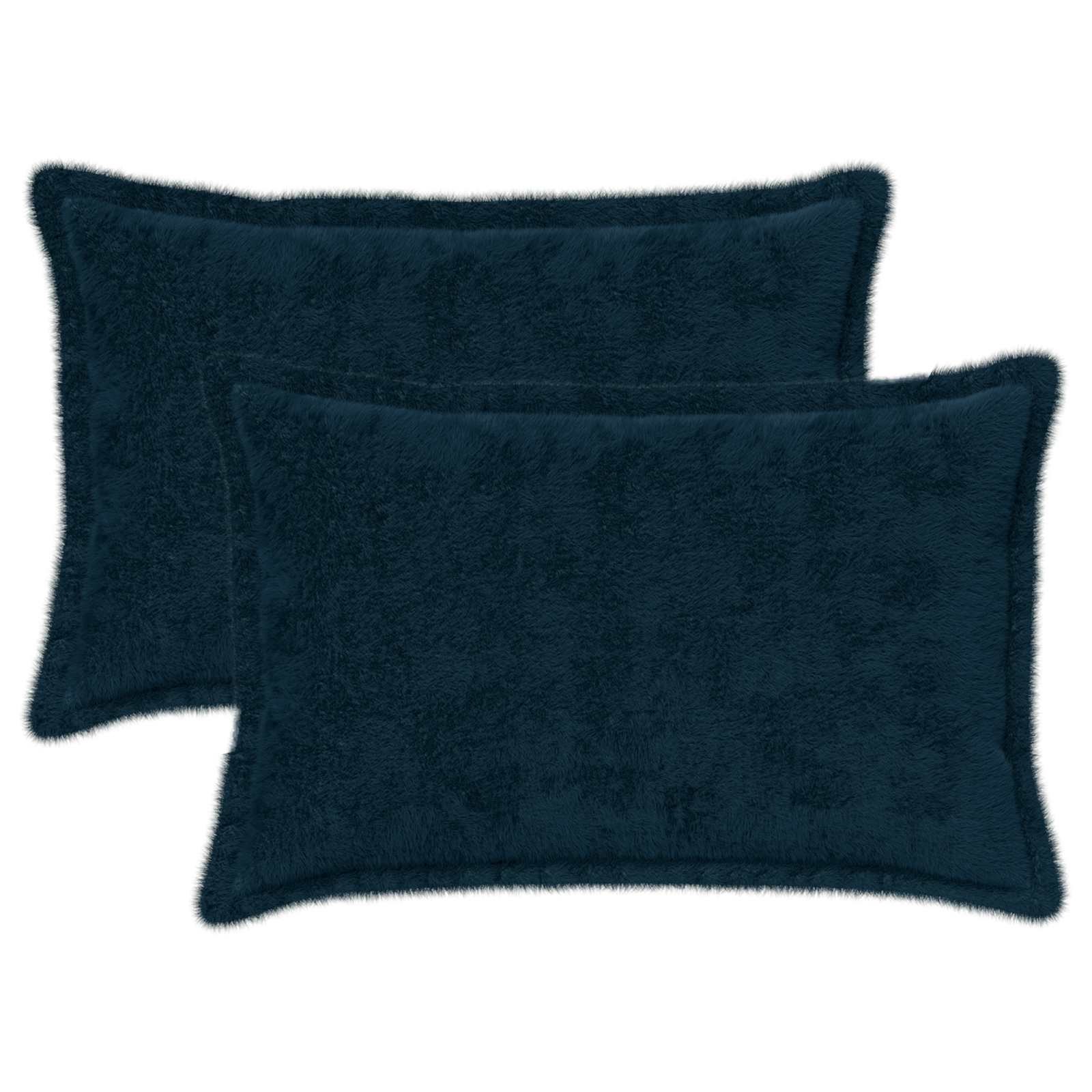 vidaXL Poszewka na poduszkę 2 szt. HOUTEN Granatowy 50 x 70 cm