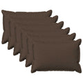 vidaXL Poszewka na poduszkę 6 pcs HOUTEN Ciemnoszary 50 x 75 cm