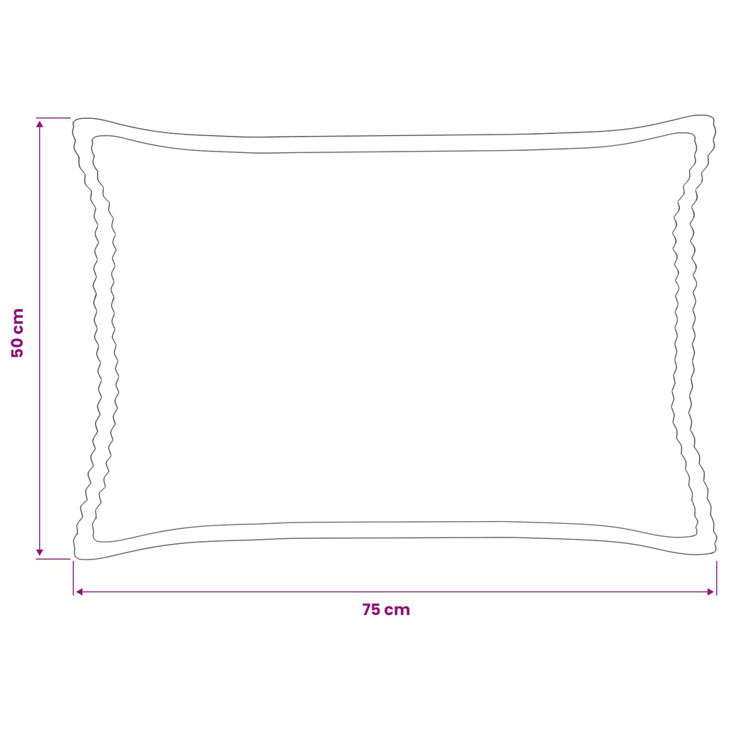 vidaXL Poszewka na poduszkę 2 szt. HOUTEN niebieski 50 x 75 cm sztruks