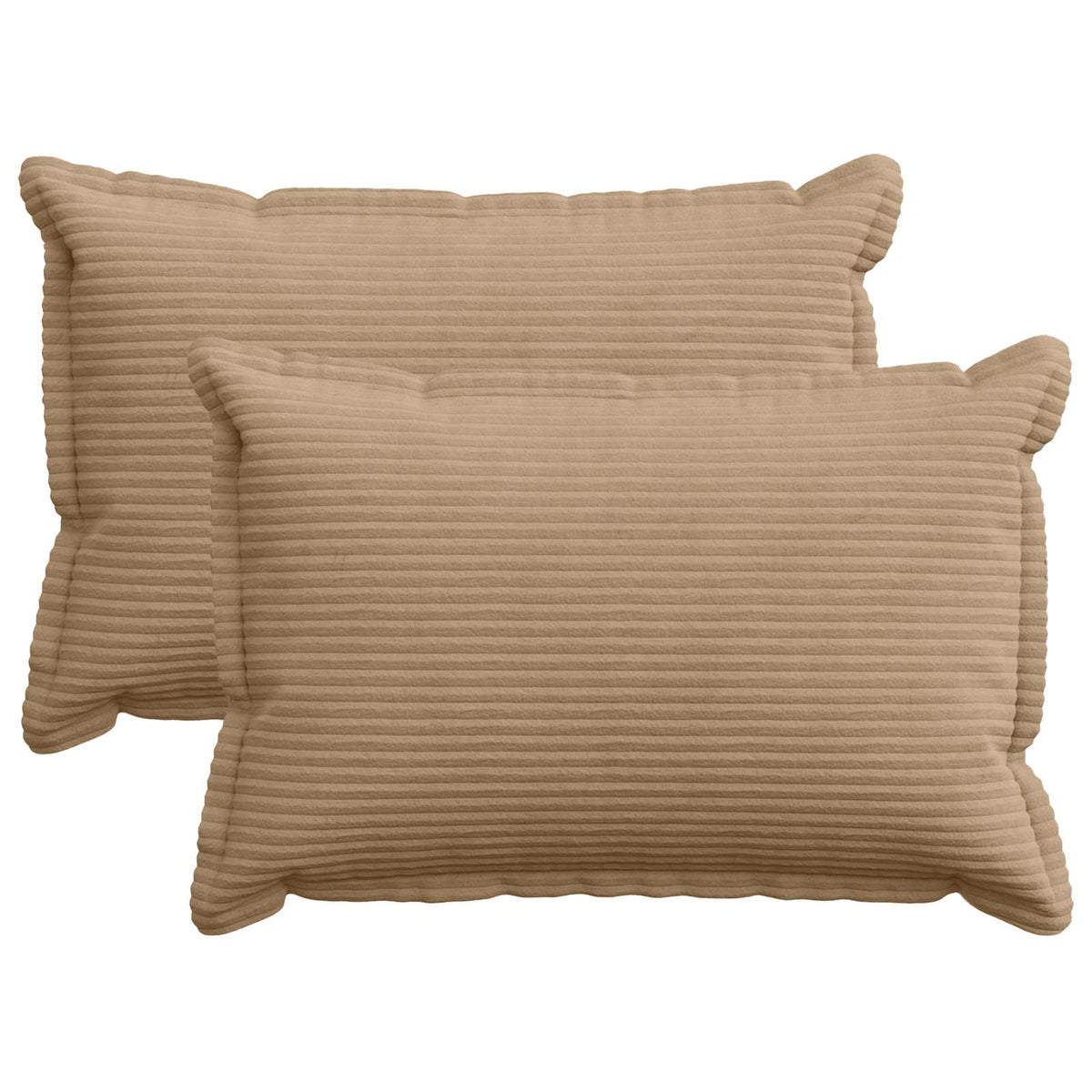 vidaXL Poszewka na poduszkę 2 szt. HOUTEN brązowy 50 x 75 cm sztruks