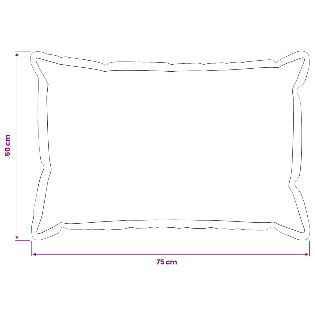 vidaXL Poszewka na poduszkę 6 pcs HOUTEN różowy 50 x 75 cm Bouclé