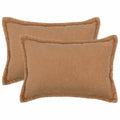 vidaXL Poszewka na poduszkę 2 pcs HOUTEN Beżowy 50 x 75 cm Bouclé