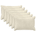 vidaXL Poszewka na poduszkę 6 pcs HOUTEN kremowy 50 x 75 cm