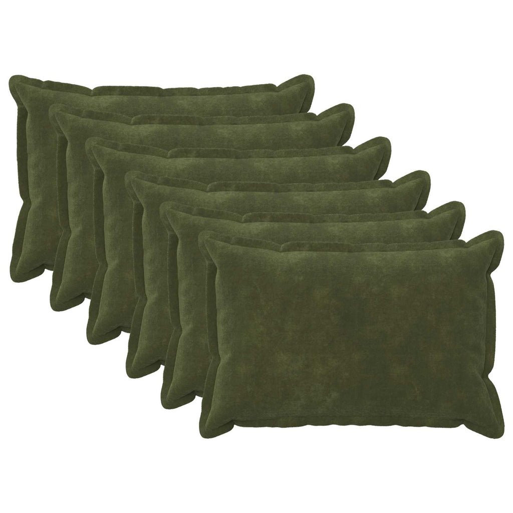 vidaXL Poszewka na poduszkę 6 pcs HOUTEN zielony 50 x 75 cm