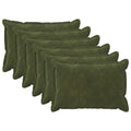 vidaXL Poszewka na poduszkę 6 pcs HOUTEN zielony 50 x 75 cm