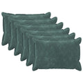 vidaXL Poszewka na poduszkę 6 pcs HOUTEN Niebieski morski 50 x 75 cm