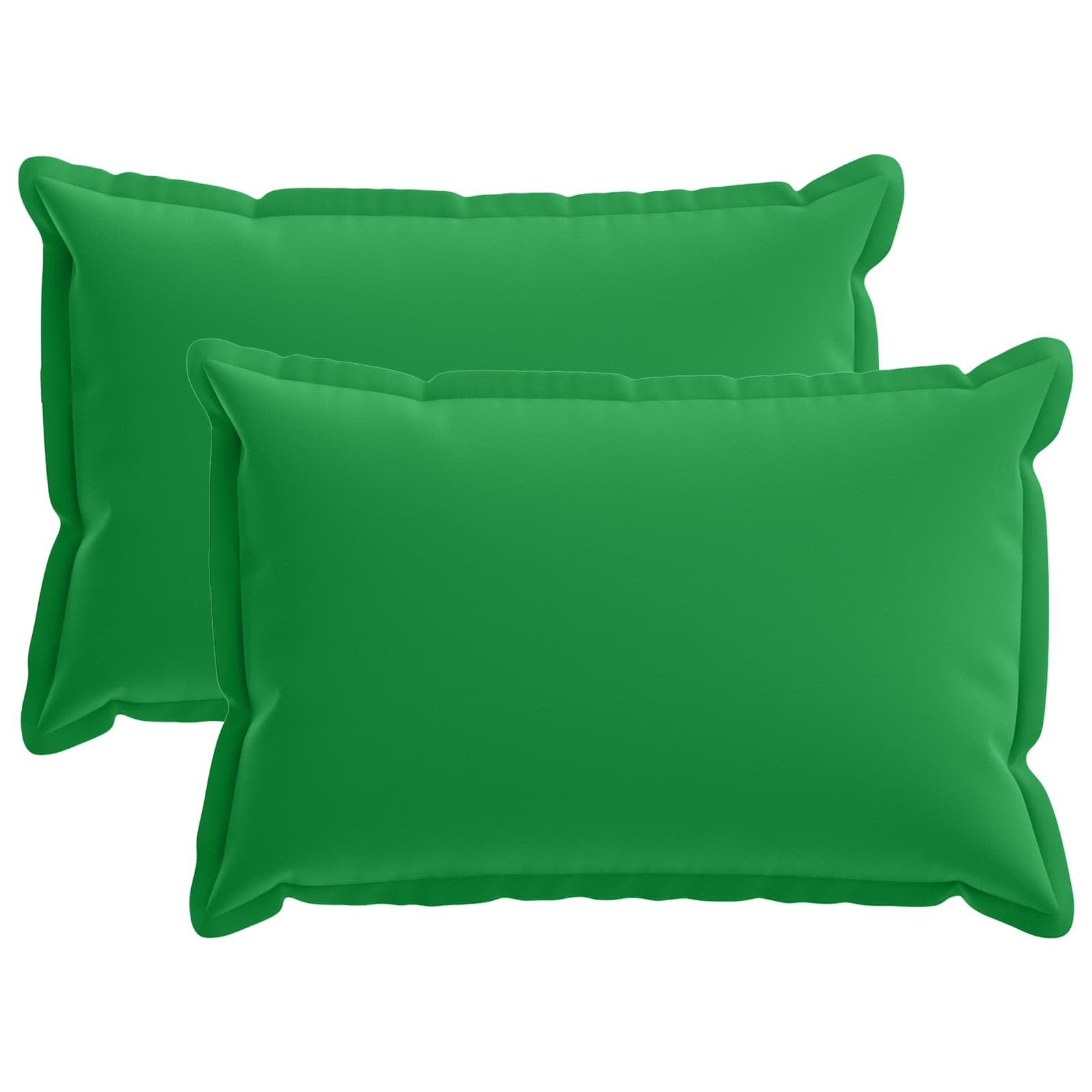 vidaXL Poszewka na poduszkę 2 szt. HOUTEN zielony 50 x 75 cm Poliester