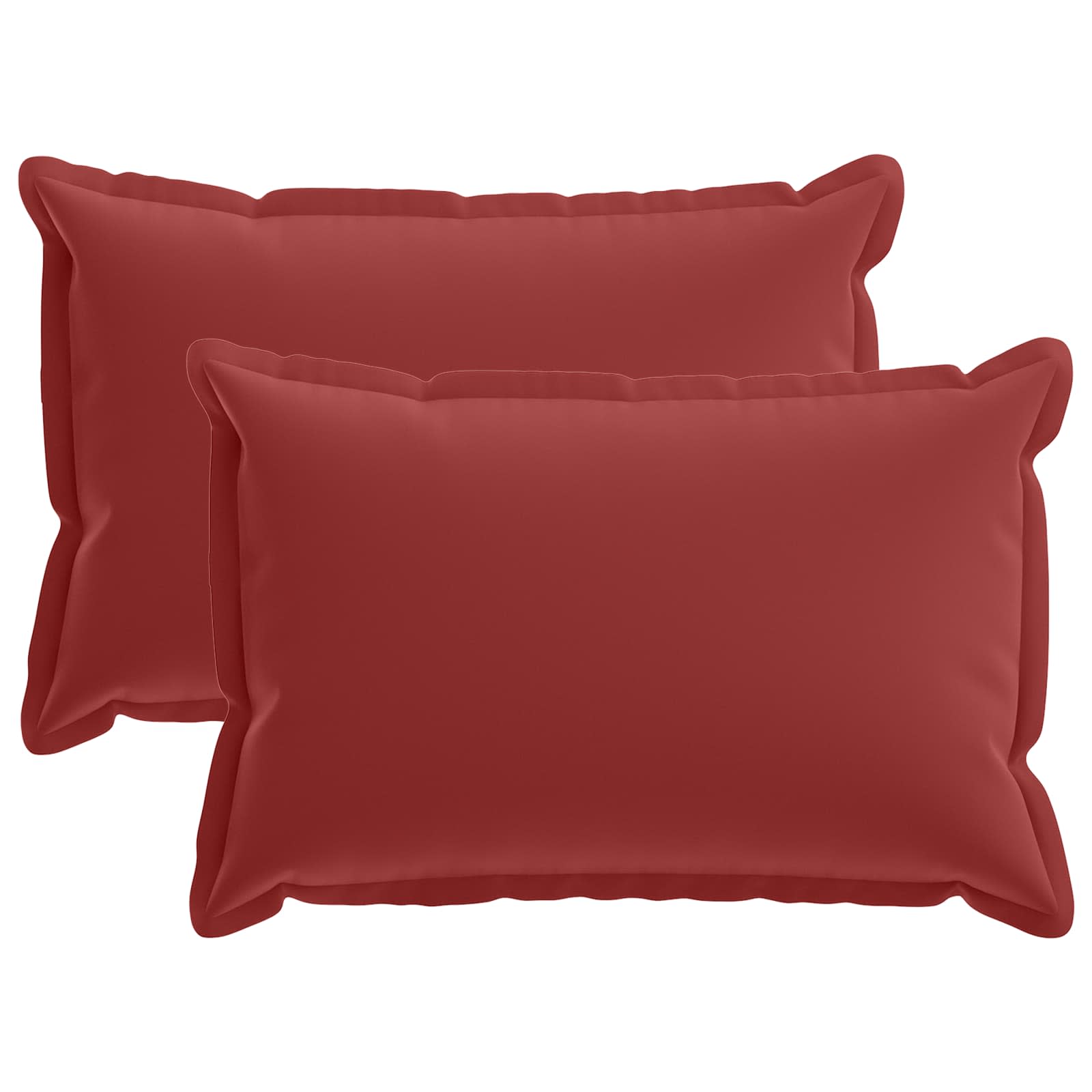 vidaXL Poszewka na poduszkę 2 szt. HOUTEN Czerwone wino 50 x 75 cm