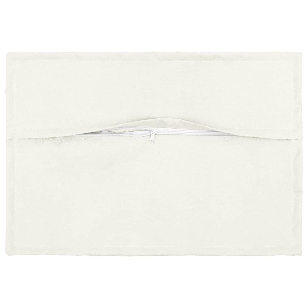 vidaXL Poszewka na poduszkę 6 pcs HOUTEN Biały 50 x 80 cm Sztuczny len