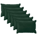 vidaXL Poszewka na poduszkę 6 pcs HOUTEN Ciemnozielony 50 x 80 cm