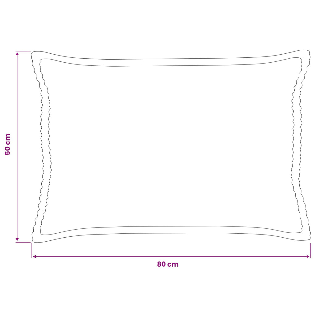 vidaXL Poszewka na poduszkę 6 szt. HOUTEN ciemnoszary 50 x 80 cm