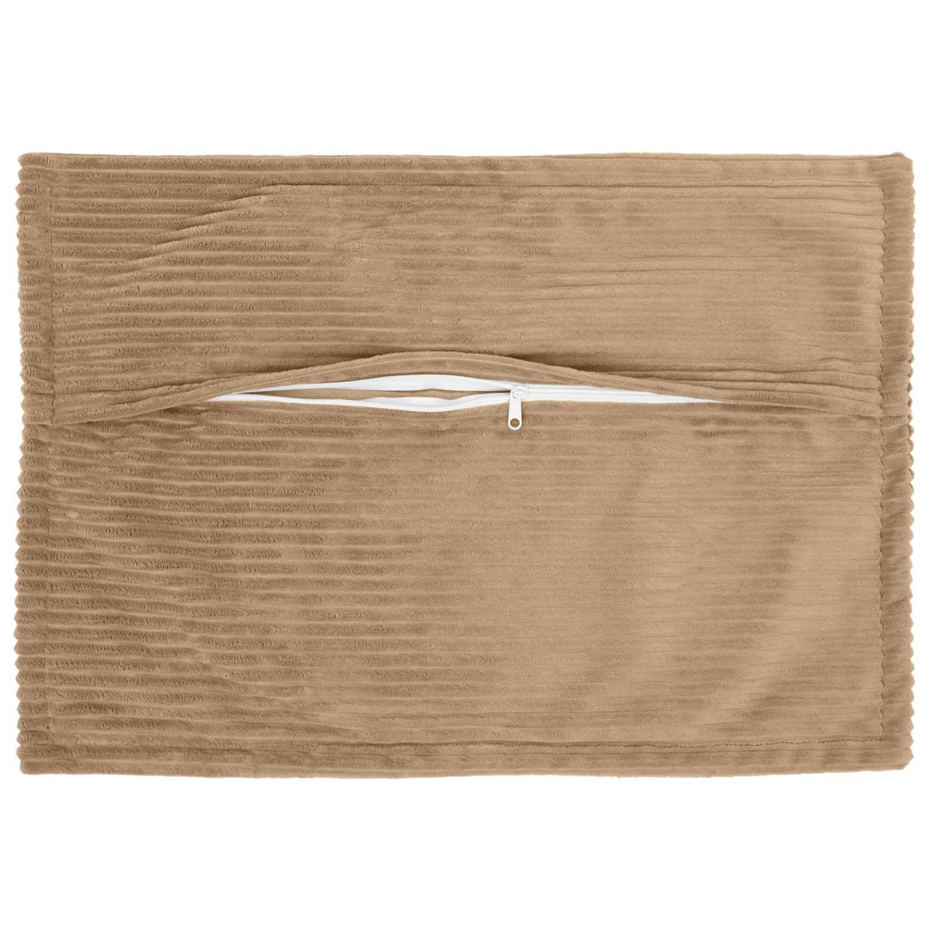 vidaXL Poszewka na poduszkę 6 szt. HOUTEN brązowy 50 x 80 cm sztruks