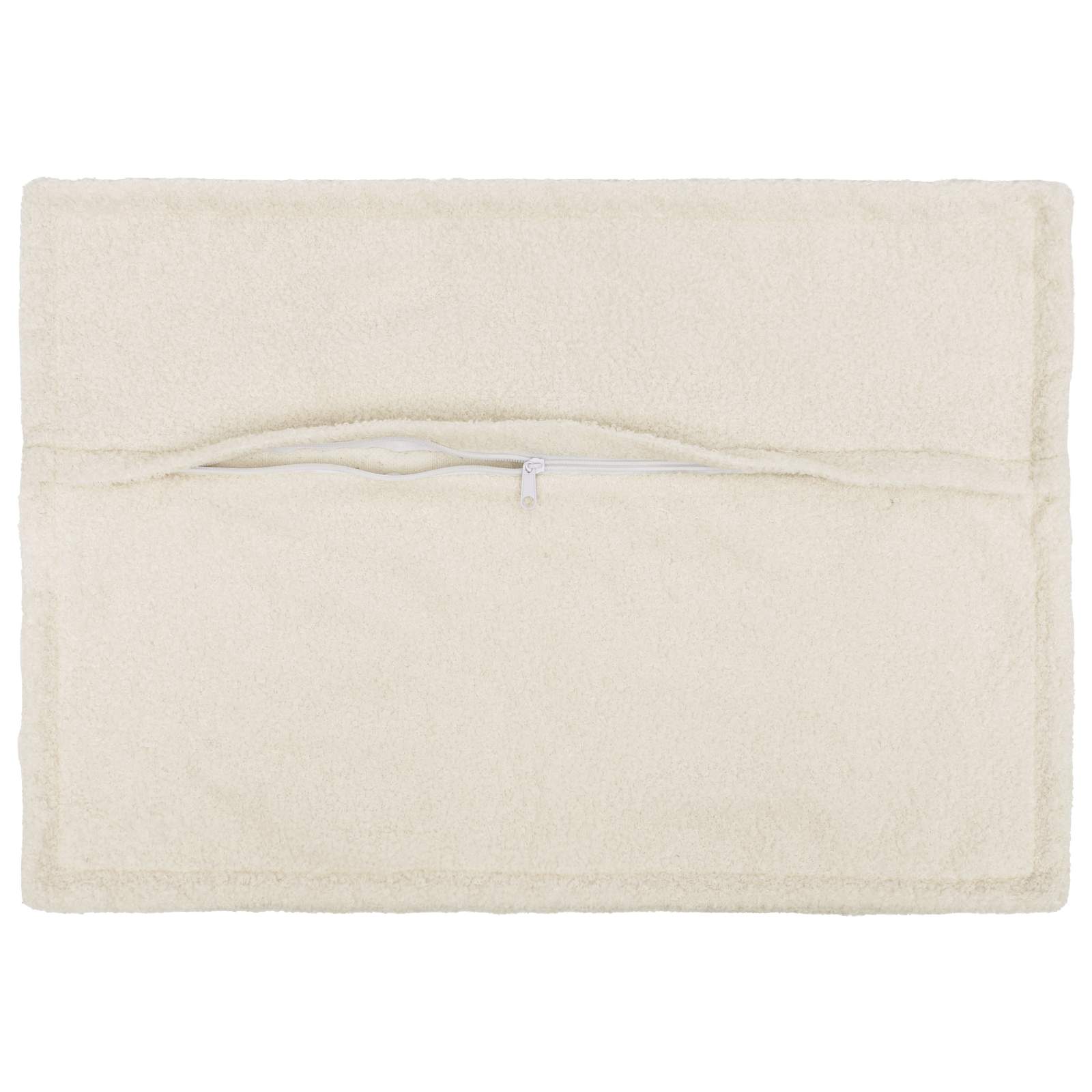 vidaXL Poszewka na poduszkę 2 pcs HOUTEN kremowy 50 x 80 cm Bouclé