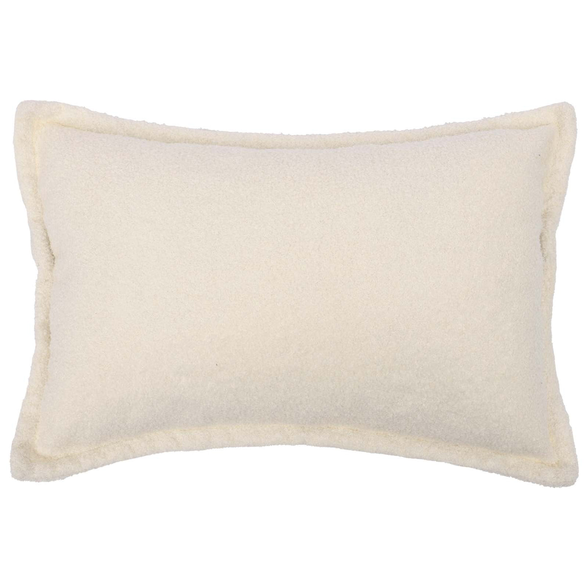vidaXL Poszewka na poduszkę 2 pcs HOUTEN kremowy 50 x 80 cm Bouclé