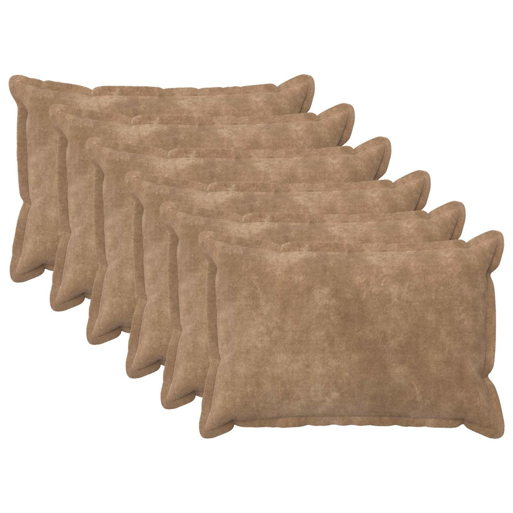 vidaXL Poszewka na poduszkę 6 pcs HOUTEN Ciemnoszary 50 x 80 cm
