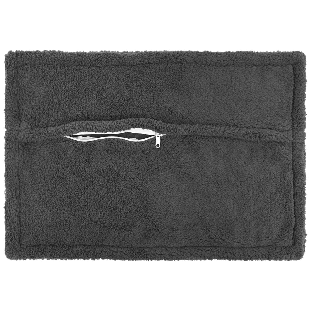 vidaXL Poszewka na poduszkę 2 pcs HOUTEN ciemnoszary 50 x 80 cm Bouclé