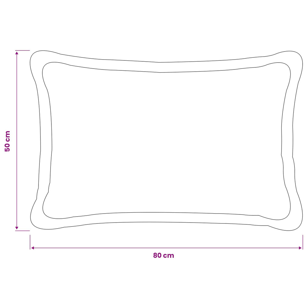 vidaXL Poszewka na poduszkę 2 pcs HOUTEN ciemnoszary 50 x 80 cm Bouclé