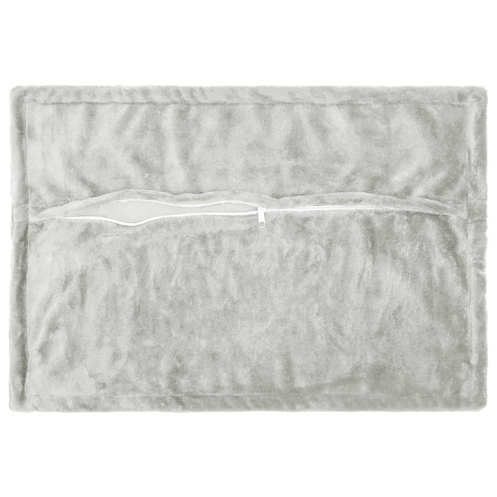 vidaXL Poszewka na poduszkę 6 pcs HOUTEN jasnoszary 50 x 80 cm Flanela