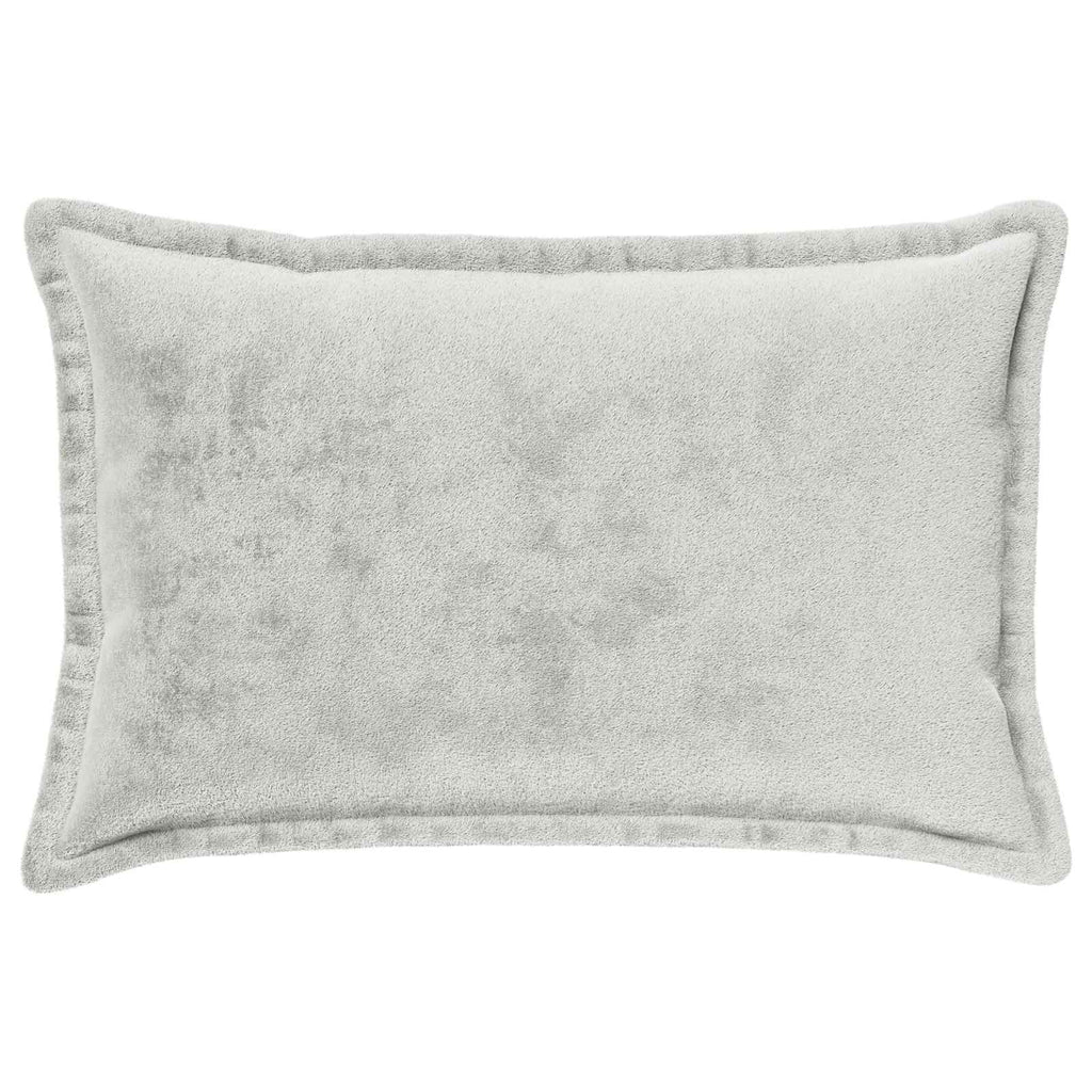 vidaXL Poszewka na poduszkę 6 pcs HOUTEN jasnoszary 50 x 80 cm Flanela