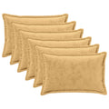 vidaXL Poszewka na poduszkę 6 pcs HOUTEN Ciemnoszary 50 x 80 cm