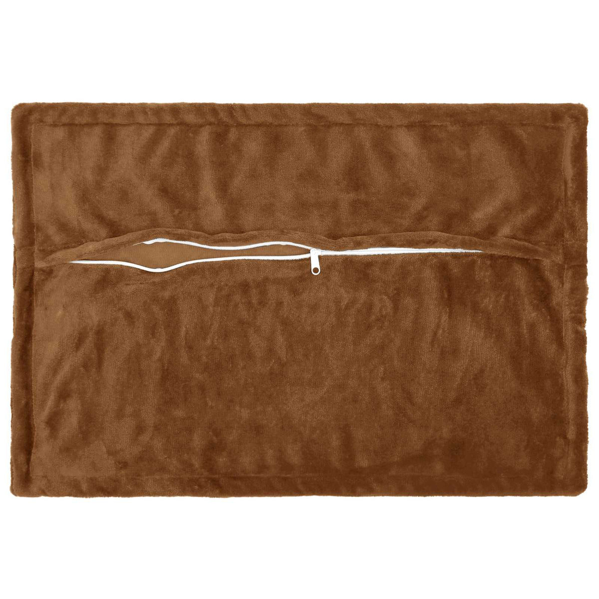 vidaXL Poszewka na poduszkę 2 pcs HOUTEN Jasny Brąz 50 x 80 cm Flanela