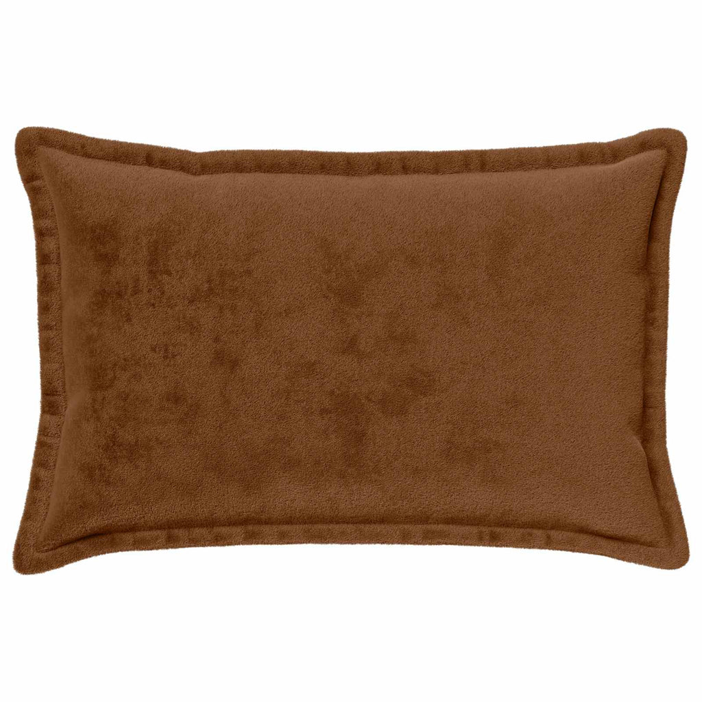 vidaXL Poszewka na poduszkę 2 pcs HOUTEN Jasny Brąz 50 x 80 cm Flanela