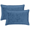 vidaXL Poszewka na poduszkę 2 pcs HOUTEN Jasnoniebieski 50 x 80 cm