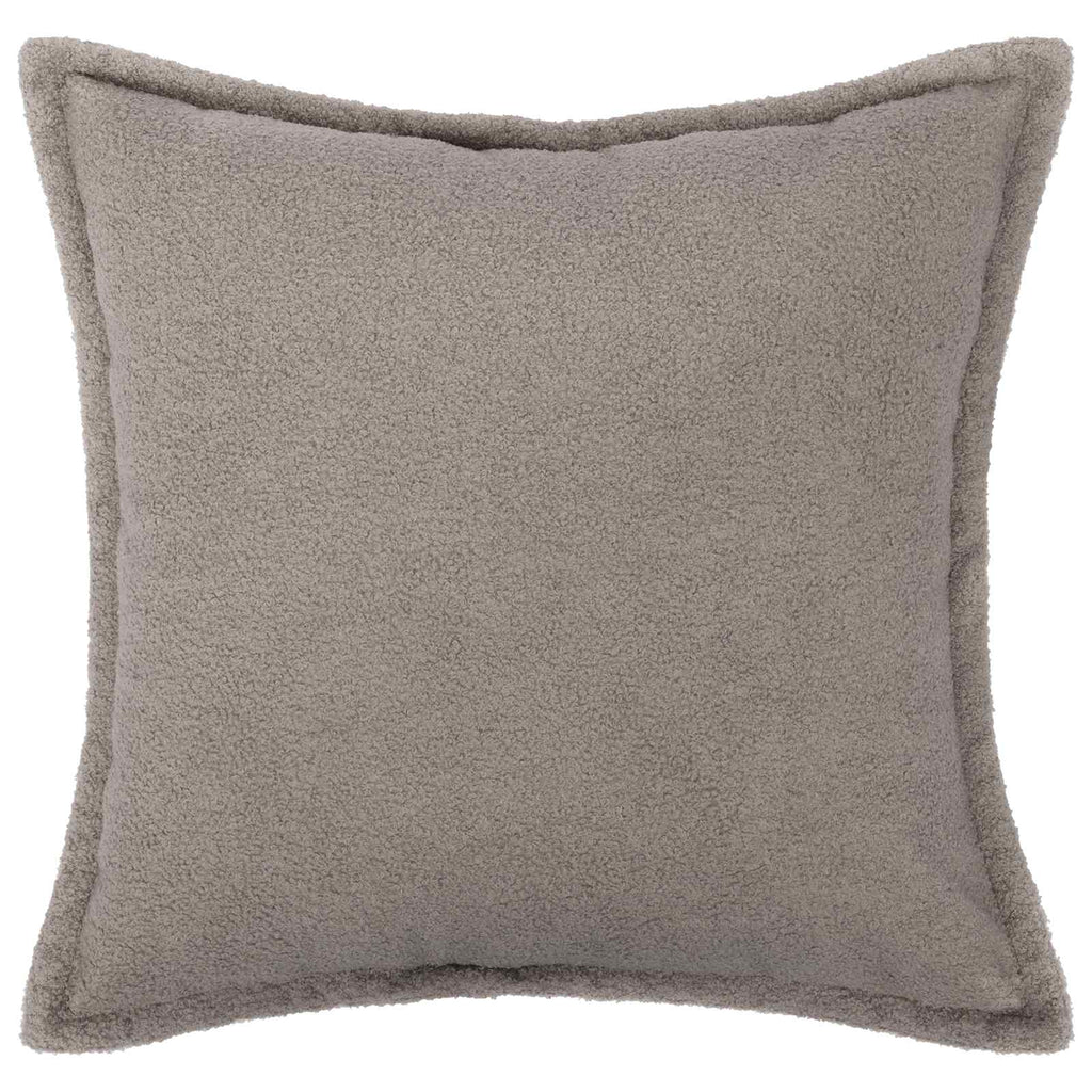 vidaXL Poszewka na poduszkę 6 pcs HOUTEN jasnoszary 55 x 55 cm Bouclé