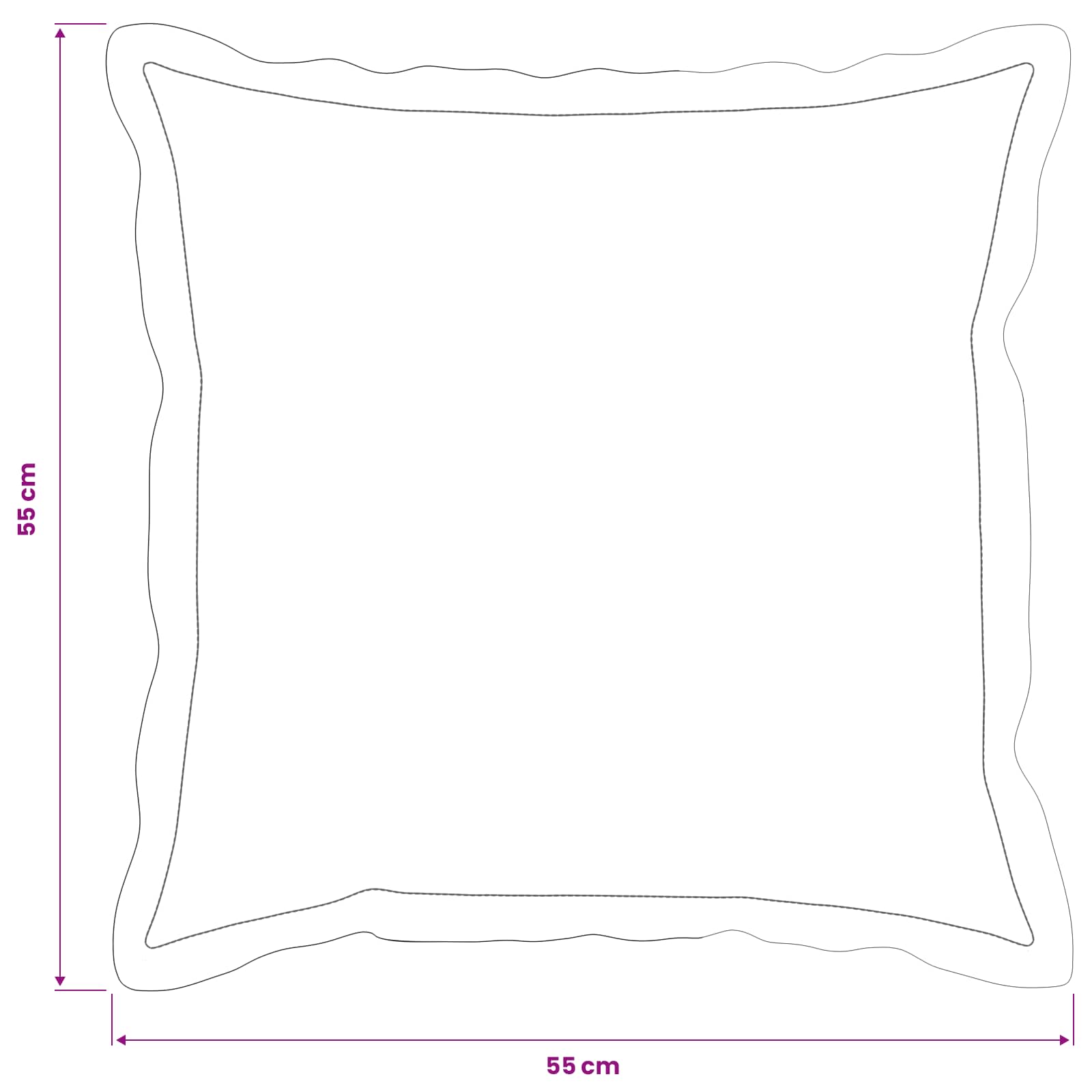 vidaXL Poszewka na poduszkę 2 szt. HOUTEN zielony 55 x 55 cm