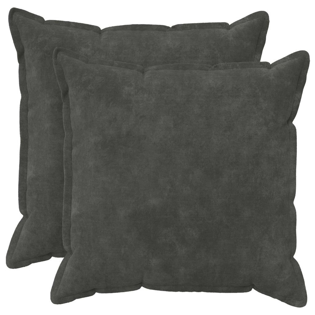 vidaXL Poszewka na poduszkę 2 pcs HOUTEN antracytowy 55 x 55 cm