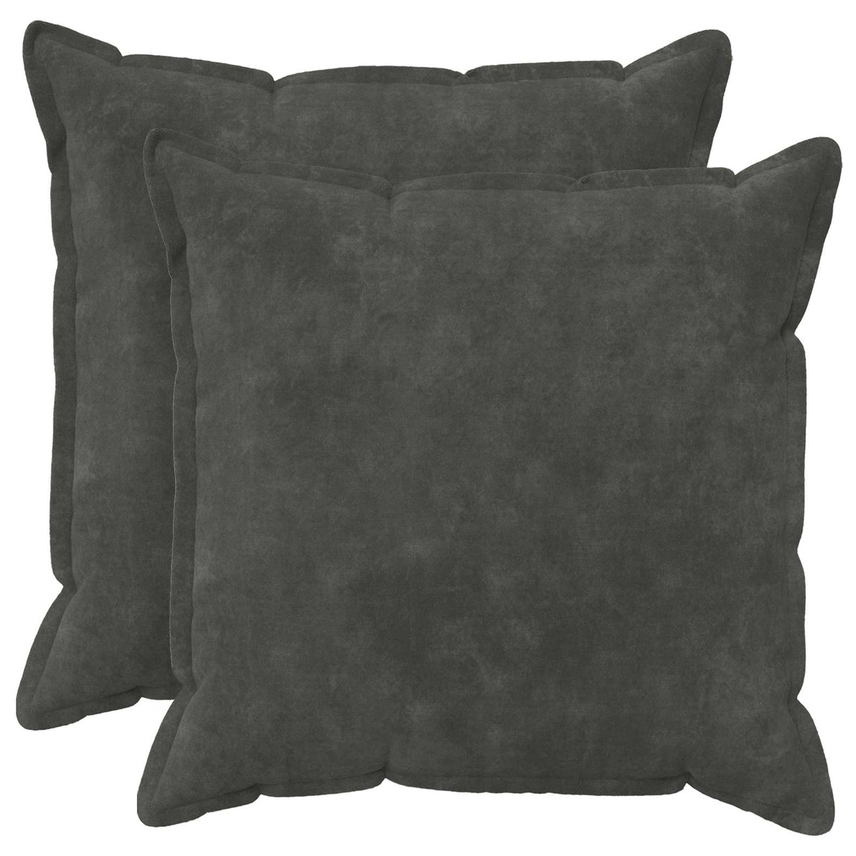 vidaXL Poszewka na poduszkę 2 pcs HOUTEN antracytowy 55 x 55 cm