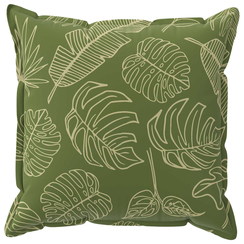 vidaXL Poszewka na poduszkę 2 szt. HOUTEN Wzór liścia 55 x 55 cm