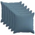 vidaXL Poszewka na poduszkę 6 pcs HOUTEN Niebieski dżins 60 x 60 cm
