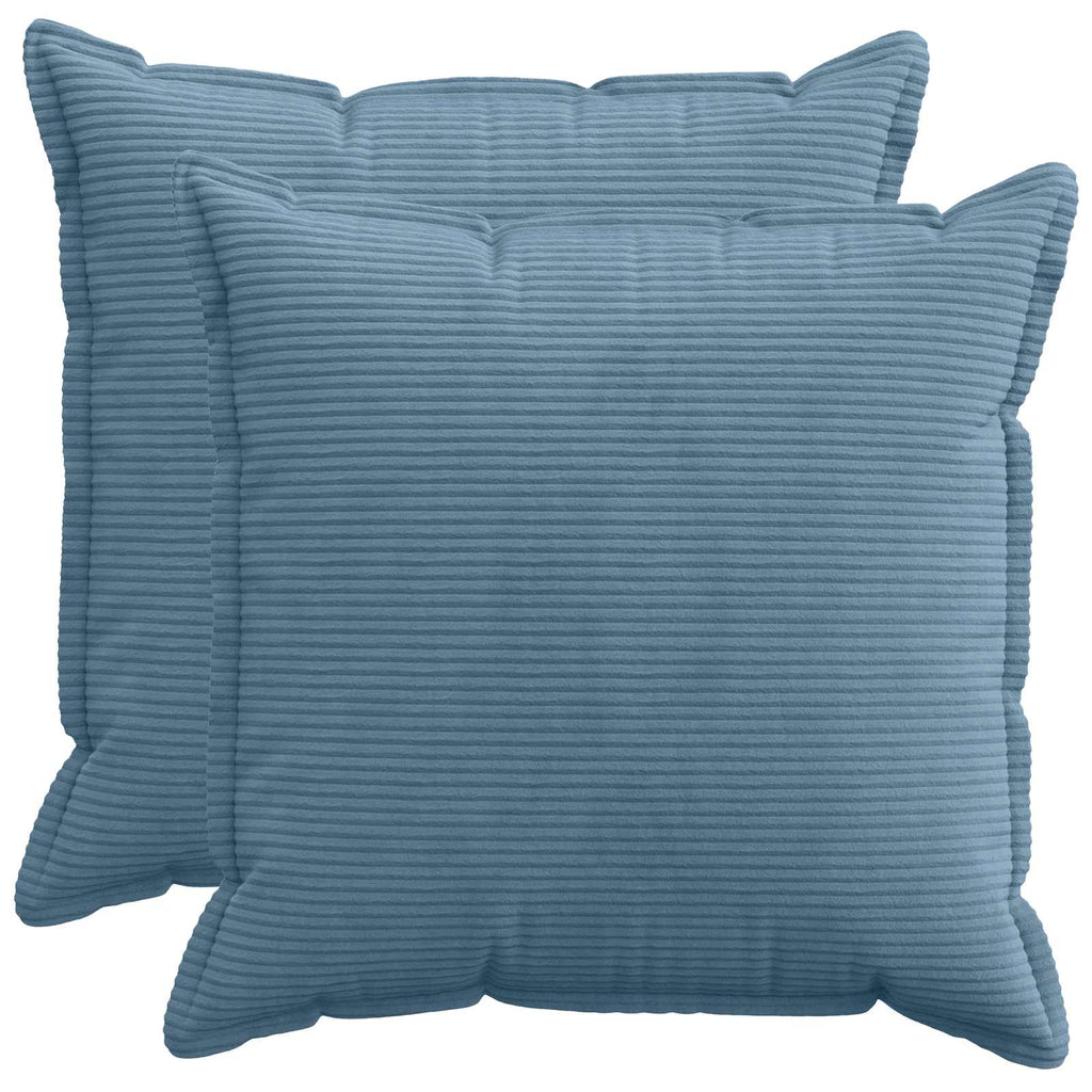 vidaXL Poszewka na poduszkę 2 szt. HOUTEN niebieski 60 x 60 cm sztruks